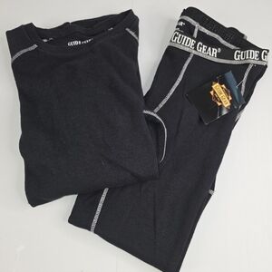 Guide Gear Men's Thermal Set Size XL Black NWT CD-2410